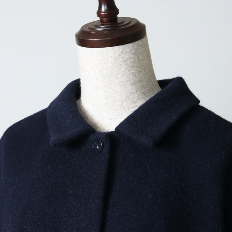 mizuiro ind (ミズイロインド) ステンカラーフレアコート