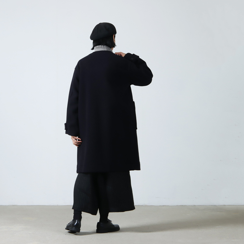 ORCIVAL (オーシバル) COLLARLESS DUFFEL COAT / カラーレスダッフルコート