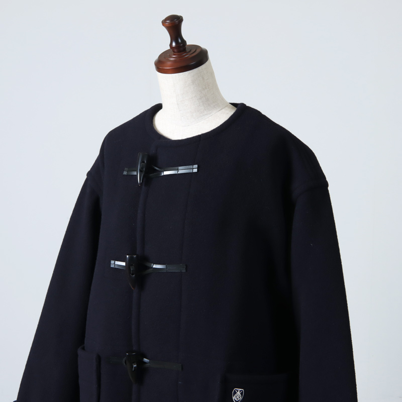 ORCIVAL (オーシバル) COLLARLESS DUFFEL COAT / カラーレスダッフルコート