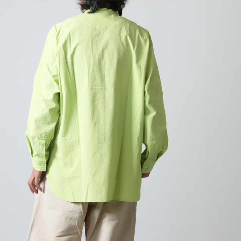 POLYPLOID (ポリプロイド) RAGLAN STAND COLLAR SHIRT C / ラグラン