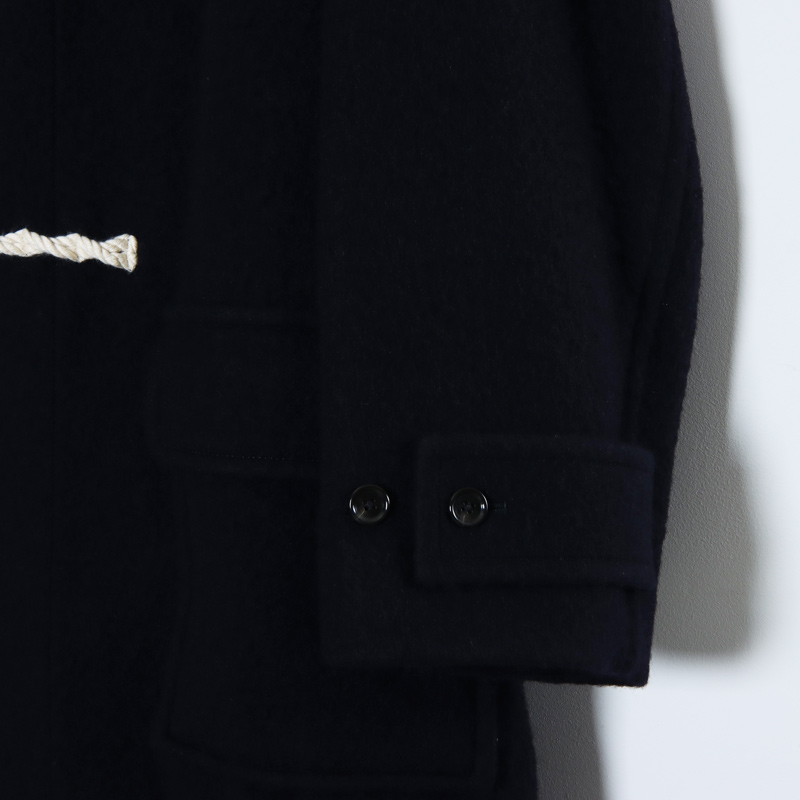 blurhmsROOTSTOCK (ブラームス ルーツストック) Wool Melton Duffle