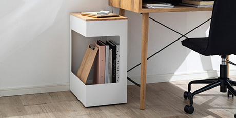 サイドテーブル Sticker W ホワイト | テーブル・机 通販