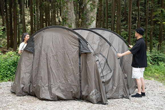 CAMP HACK「コスパ抜群 ツールームテント」｜ホームセンターのカインズ