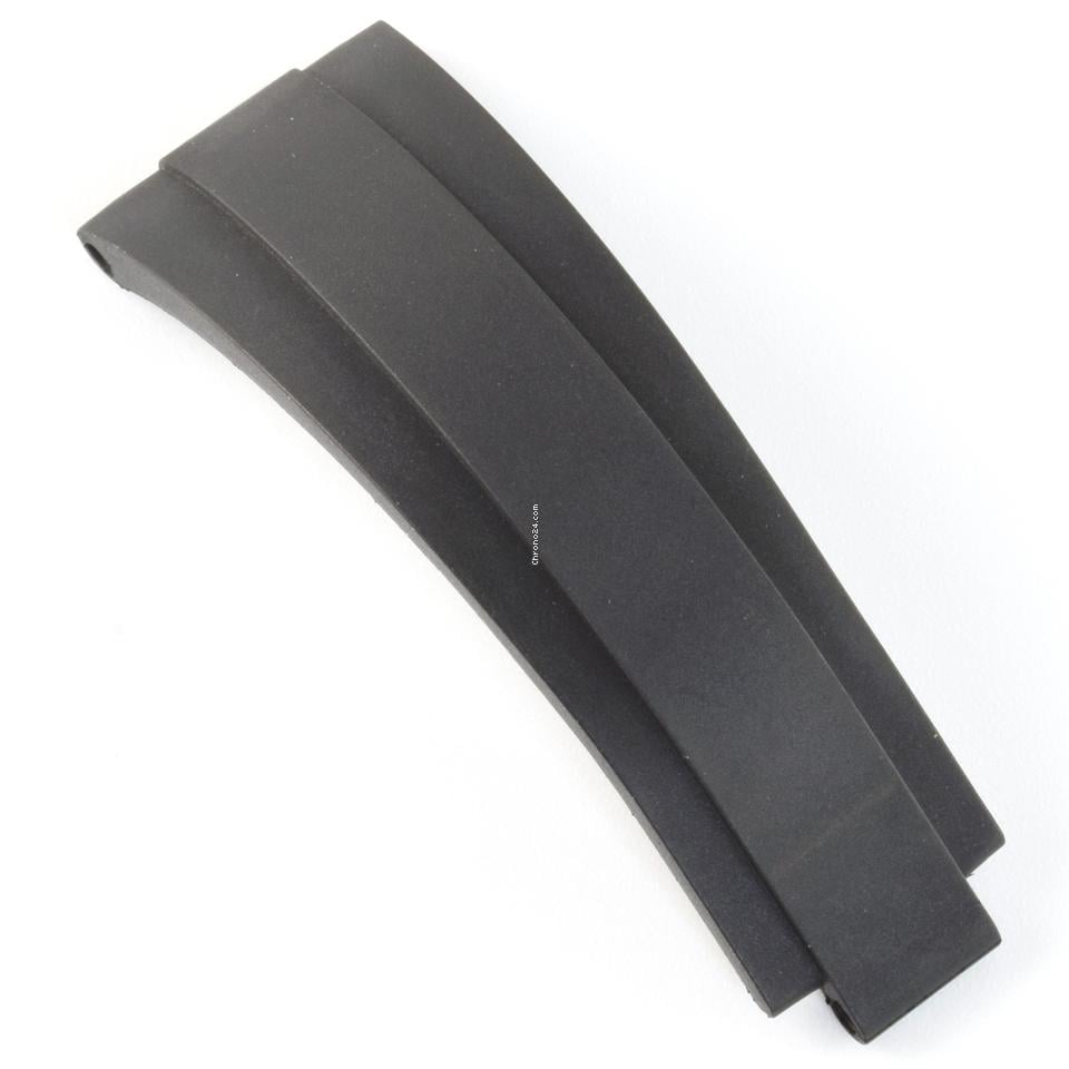 Rolex Oysterflex 350501 E-E Black Rubber 20mm to 15.5mm Watch