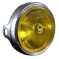 888ドライビングランプ フルキット クリアーレンズ/メッキケース - バイク