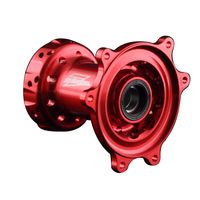 アステライトハブ フロント グリーン KX125/250/KX250F/450F(06-) - バイク