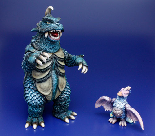 ウルトラQ 古代怪獣ゴメス＆原始怪鳥リトラ ソフトビニール製
