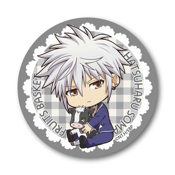 ぎゅぎゅっと缶バッチ フルーツバスケット 草摩はつ春[ベルハウス