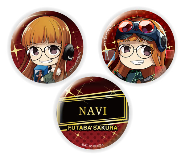 ペルソナ5 総攻撃 奥村春 缶バッジ コトブキヤ ノワール 1個 ペルソナ5