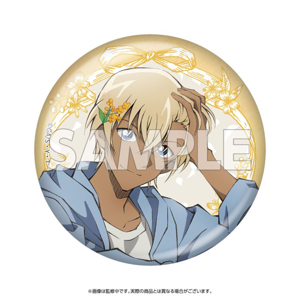 名探偵コナン 安室透 トムス 夏コミ ホロ缶バッジ c96 名探偵コナン 安室