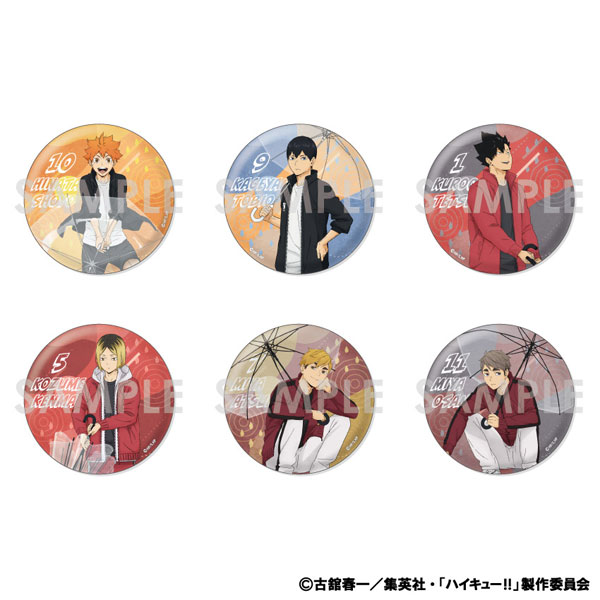 ハイキュー！！ トレーディングBIG缶バッジ-rain- 6個入りBOX[ソル