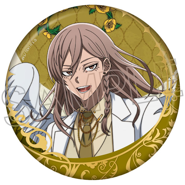 桃源暗鬼 天使と悪魔 箔押し缶バッジ 桃寺神門[ツインクル]《在庫切れ》