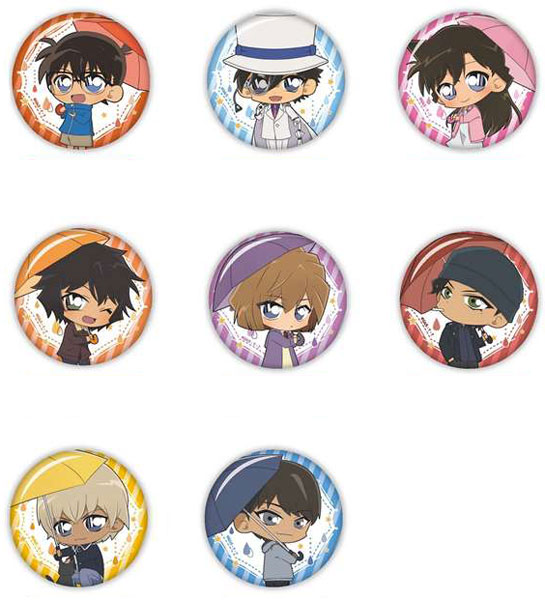 名探偵コナン トレーディング缶バッジ(Rainシリーズ) 8個入りBOX