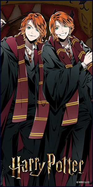 ハリーポッター タオル D フレッド＆ジョージ[ムービック]《在庫切れ》