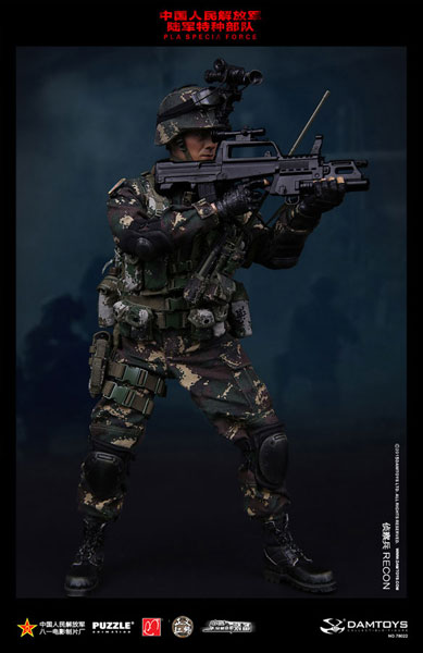 1/6スケールアクションフィギュア 中国人民解放軍 陸軍特殊部隊 偵察兵