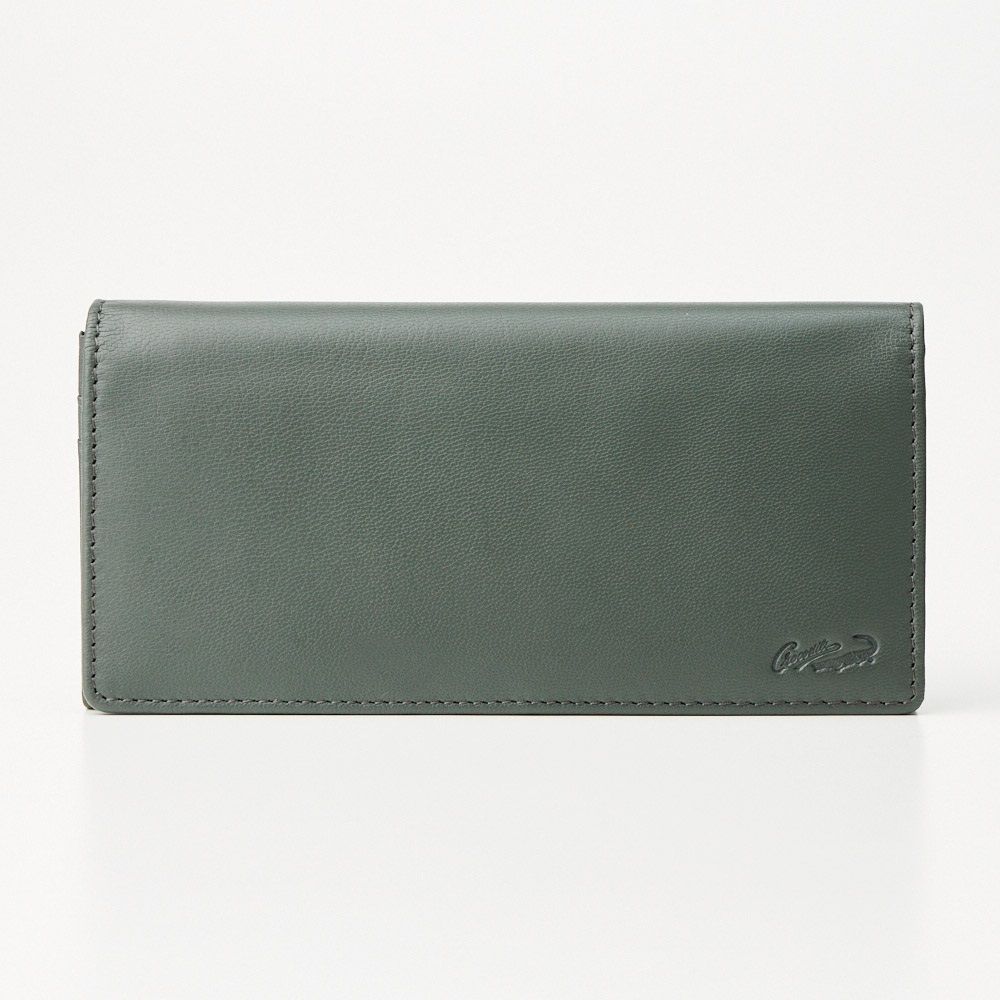 CROCODILE 本革 ゴートレザー長財布 メンズ 山羊革 ソフトタッチ