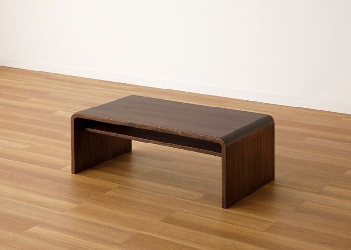 テン・ローテーブル (GB)～インダカ無垢材を贅沢に使用した、曲線