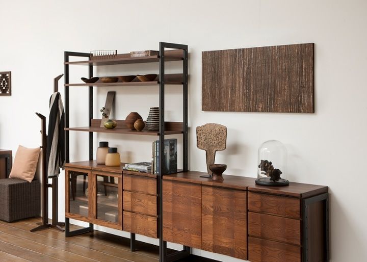 アートパネル (ウッドブラウン)～大自然に立ち並ぶ木々の佇まい、樹幹