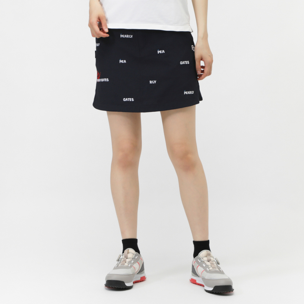 パーリーゲイツ レディース ゴルフウェア スカート 春 夏 Peサッカー