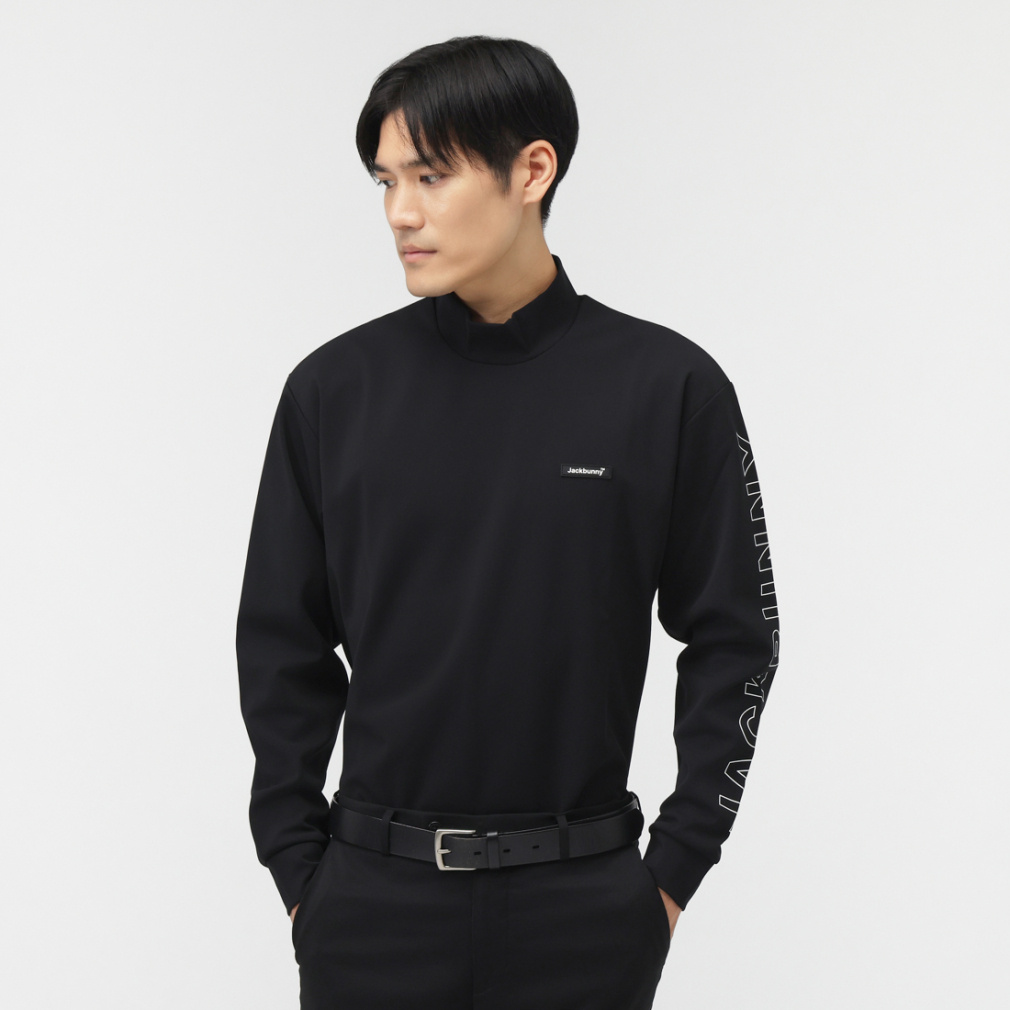 ジャック バニー ゴルフウェア 長袖シャツ 秋 冬 ストレッチ天竺 長袖