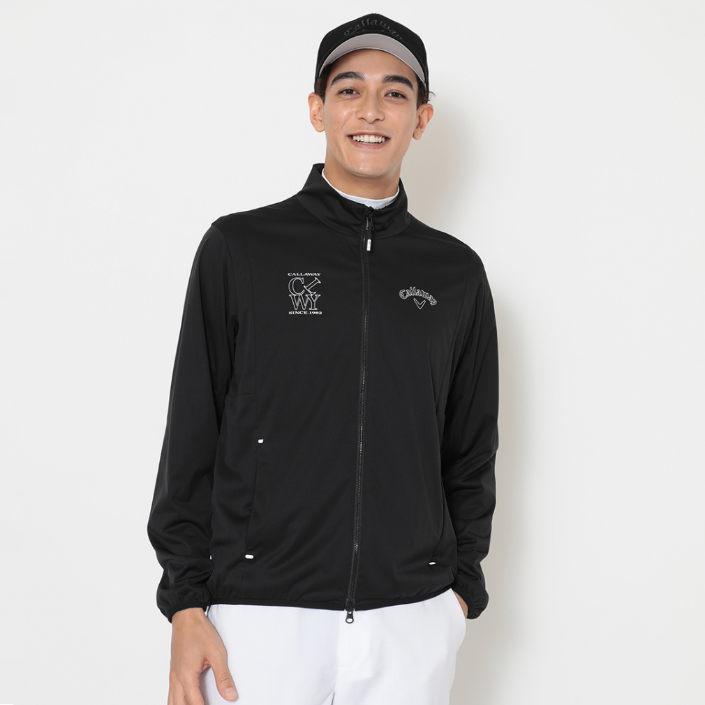 キャロウェイ ゴルフウェア 長袖ウインドブレーカー 秋 冬 スター
