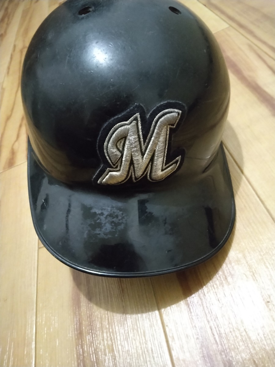 千葉ロッテ 高濱卓也 実使用ヘルメット 千葉ロッテ 高濱卓也 実使用