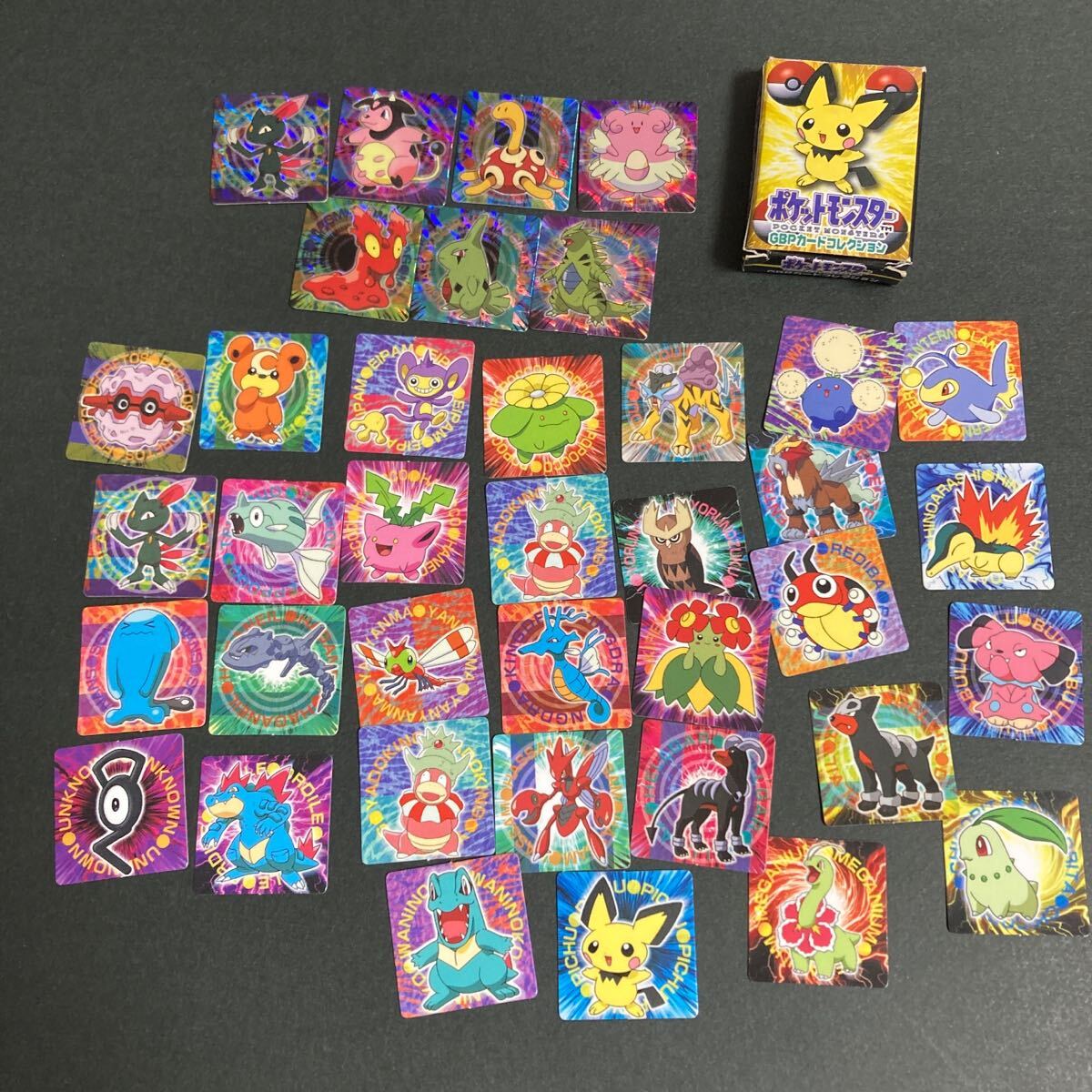 ポケットモンスター 初期 新ポケモン大図鑑 11個 ガチャ1998年