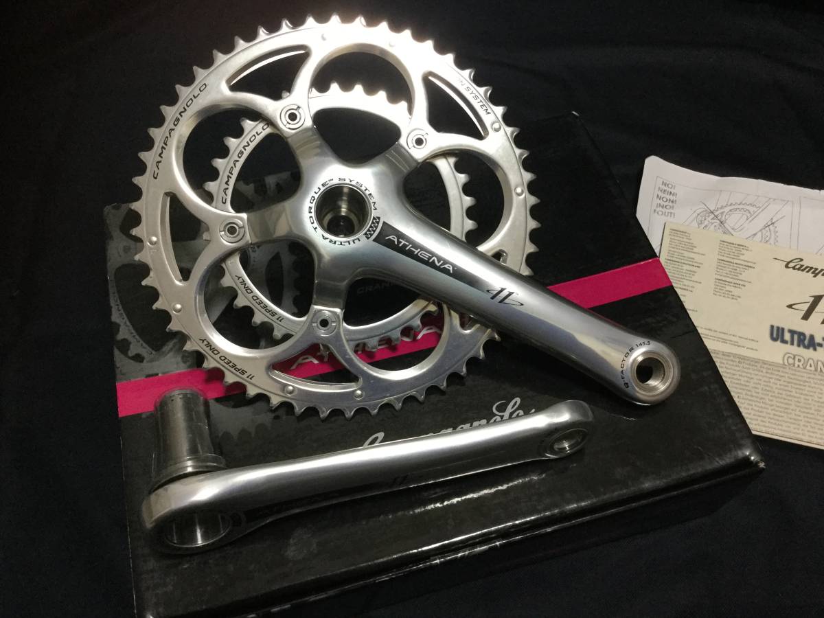 送料無料 カンパニョーロ Campagnolo アテナ ATHENA クランクセット 50