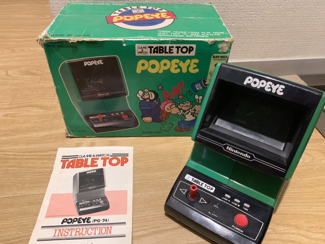 ポパイ 任天堂 POPEYE : ゲームウオッチ GAME 【大幅値下げ 箱付き