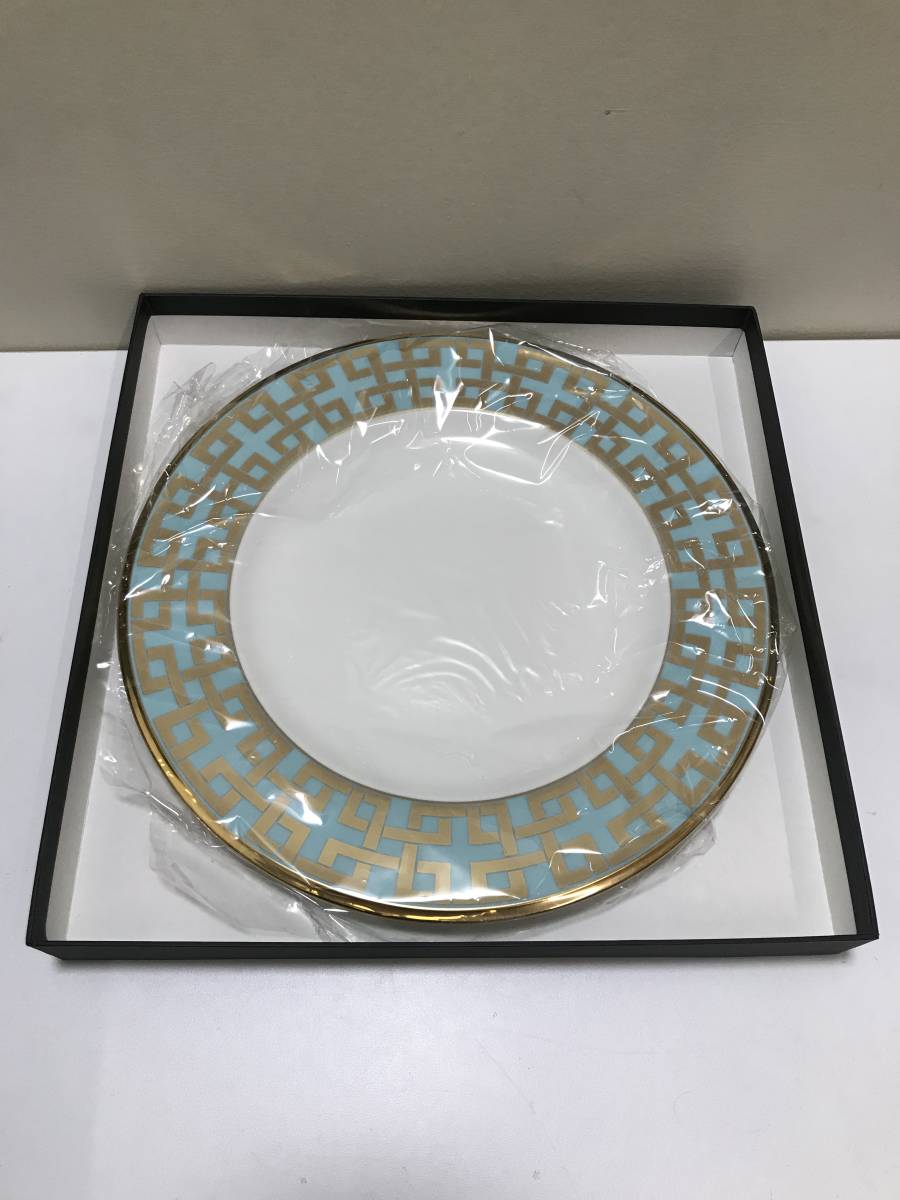 新品】ノリタケ/雲母唐長/角つなぎ 27.5cmプレート/未使用品/T59520