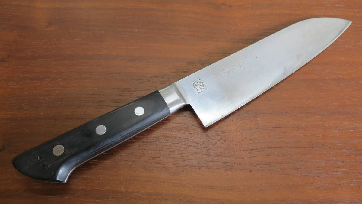 清長木屋 包丁 粉末ハイス鋼 三徳包丁 刃長：約170mm 万能包丁 日本橋