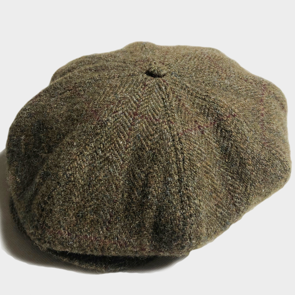 ヴィンテージ キャスケット ツイード イングランド USA RRL ハリス