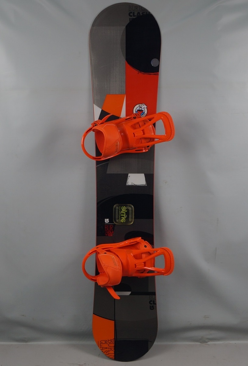 Burtonスノーボード ビンディング オレンジ