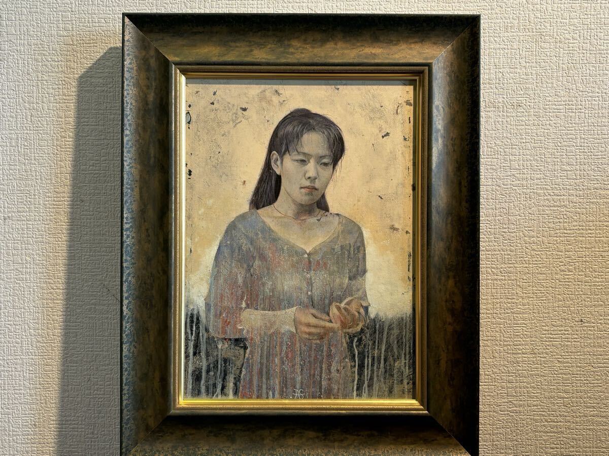 リアリズム 作者不詳肉筆油彩画 リアリズム 肉筆油彩画 作者不詳