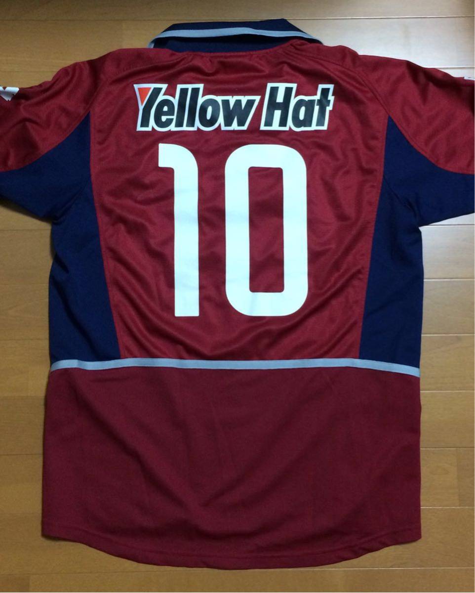 中古】本山雅志実使用ユニフォーム・鹿島アントラーズ(検索用)サッカー