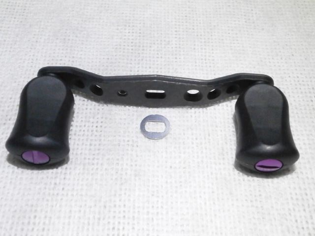 新品未使用 80mm KTF ハンドル アブ・ダイワ用 パープル IXA KTF IXA