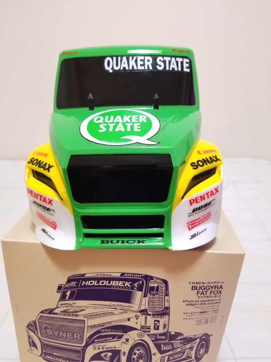 新品】タミヤ レーシングトラック 未走行 ボディのみ BUGGYRA FAT FOX