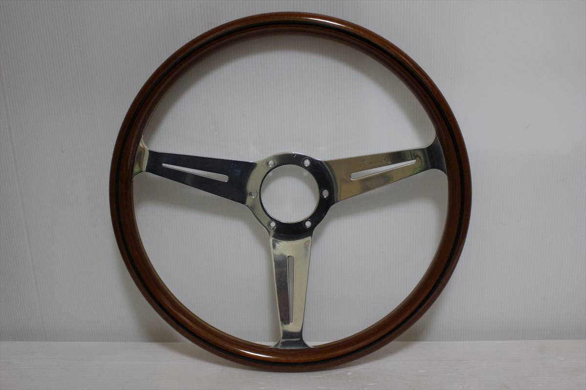 ナルディウッド ステアリングブラックスポーク 当時物36.5Φ NARDI