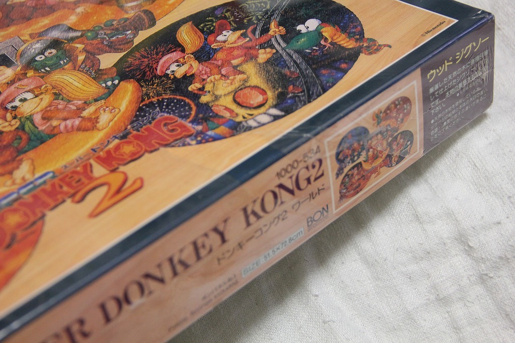 SUPER DONKEY KONG 2 ジグソーパズル 天然木製 1000ピース スーパー