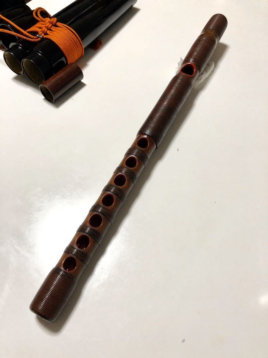 雅楽龍笛山田籟全？樺巻き