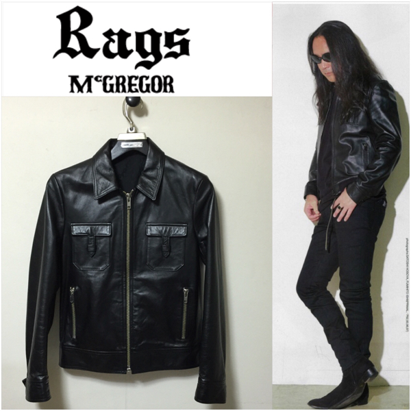 Y*I様 定価20万円ラグスマックレガー スタッズシングルライダースminede Y*