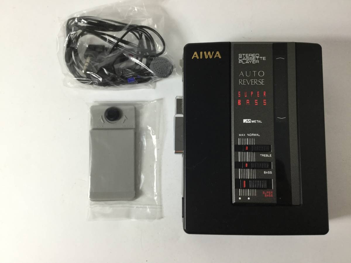 AIWA EQ調整機能付 高音質 カセットプレーヤー HS-G34 AIWA EQ調整機能付