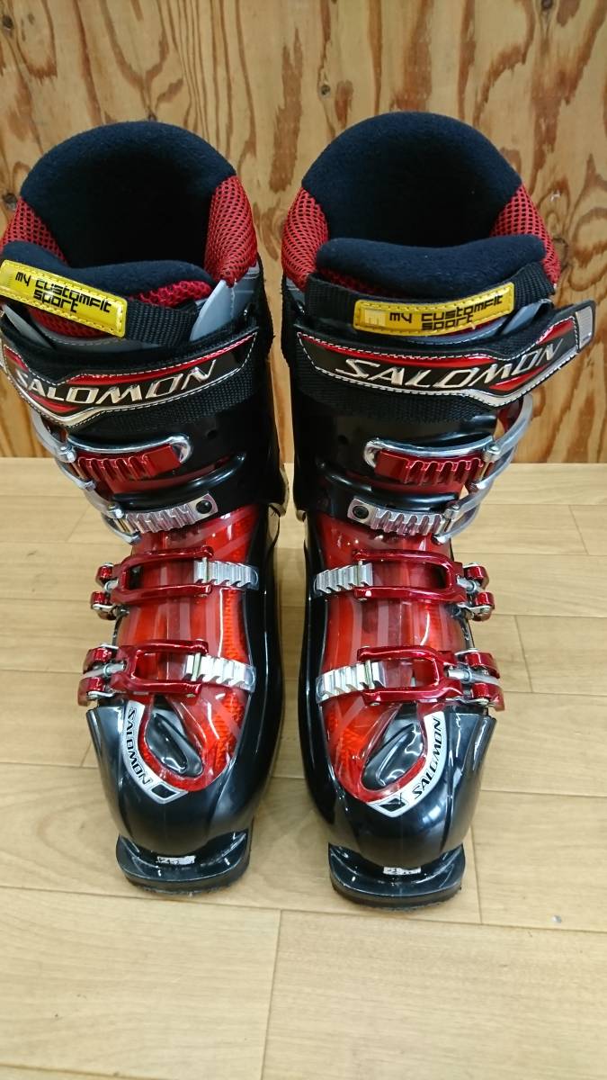 SALOMON FALCON XT CS スキー用ブーツ、レッド/ホワイト SALOMON