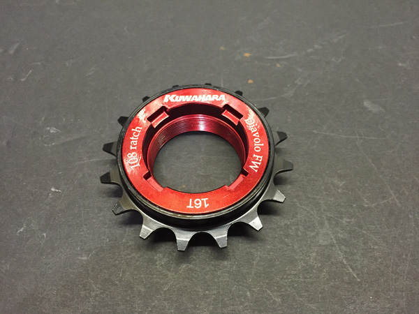 KUWAHARA Diavolo FW フリーギア 16T Kuwahara Diavolo FW コグ 108
