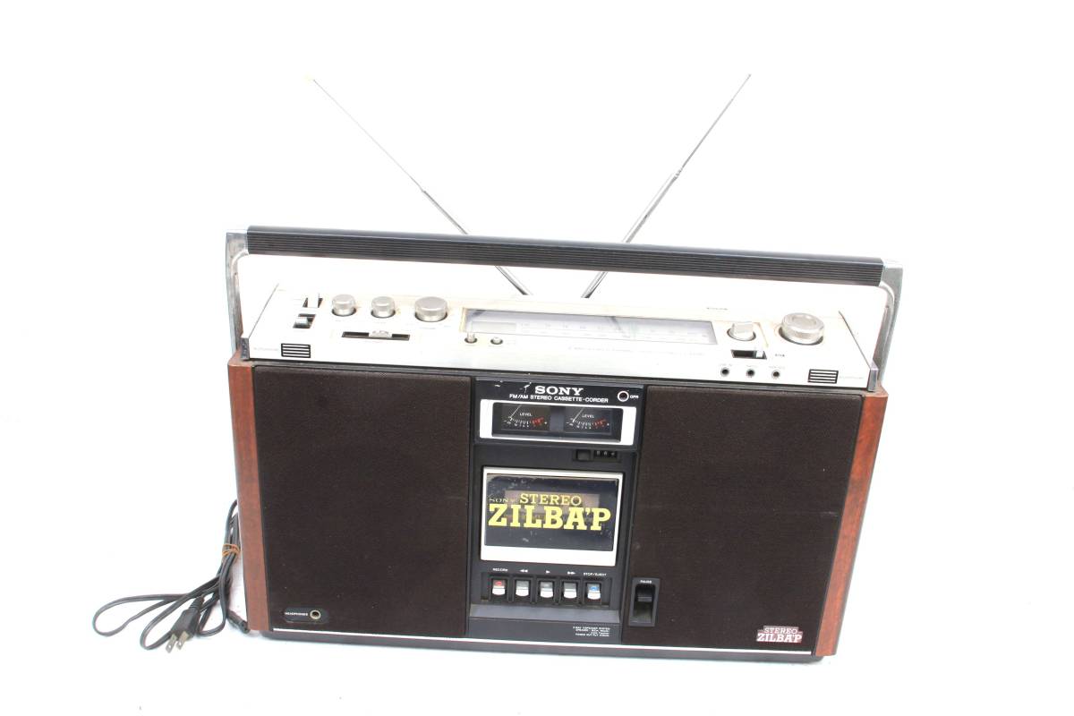 昭和レトロ SONY ZILBAP 「ジルバップ」 CF-6600 FM/AM ステレオ