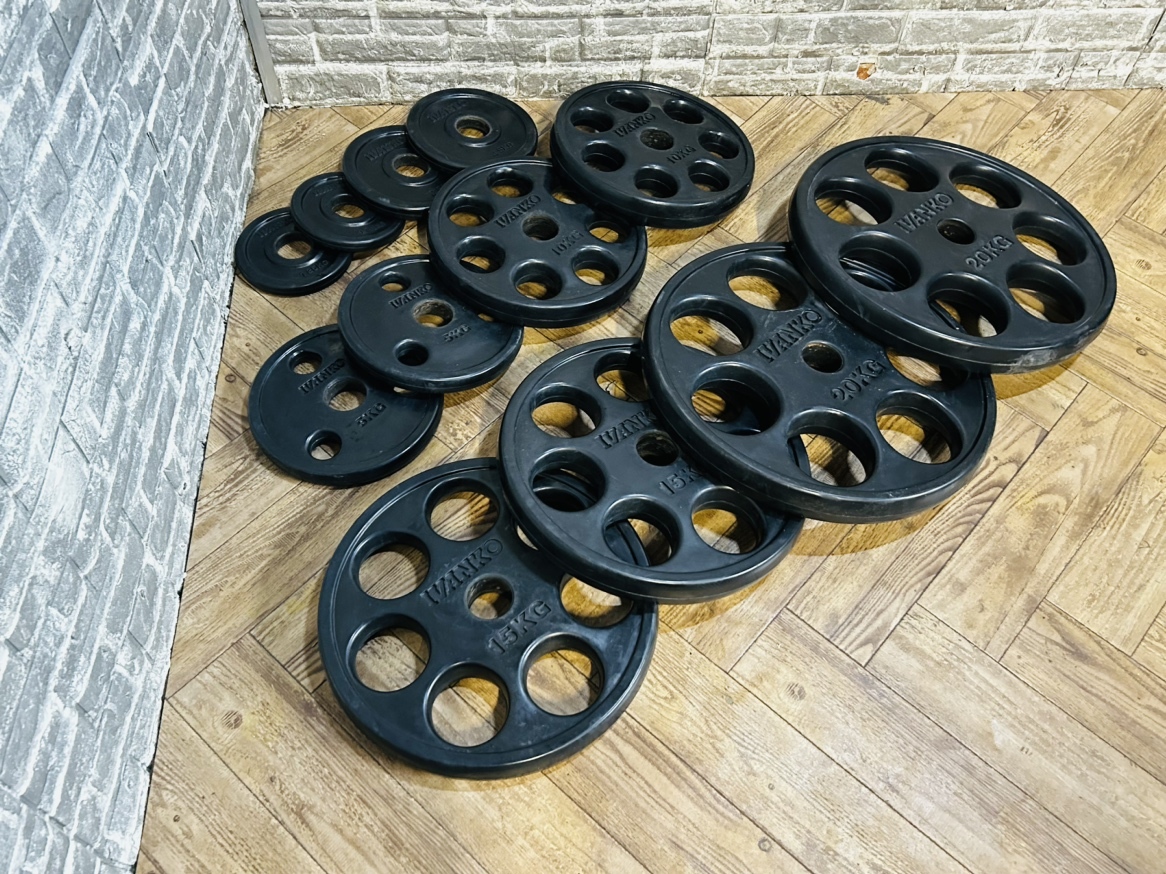 IVANKO イヴァンコ オリンピックラバー プレート 計17.5㎏ 穴径50