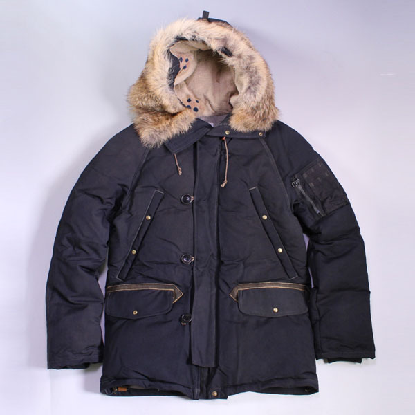 極美品 15aw visvim VALDEZ DOWN JKT BLACK 2 泥染めの落札情報詳細