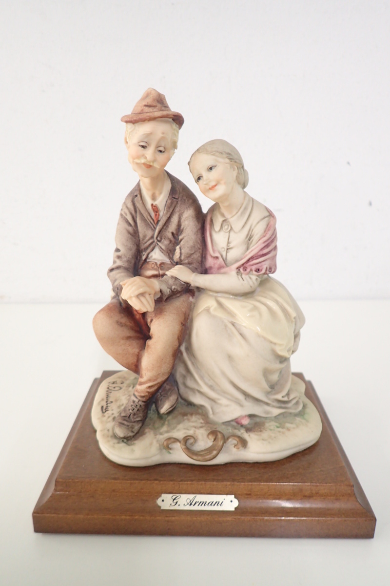210721）ジョゼッペ アルマーニ フローレンス 天使 置物 人形 陶器