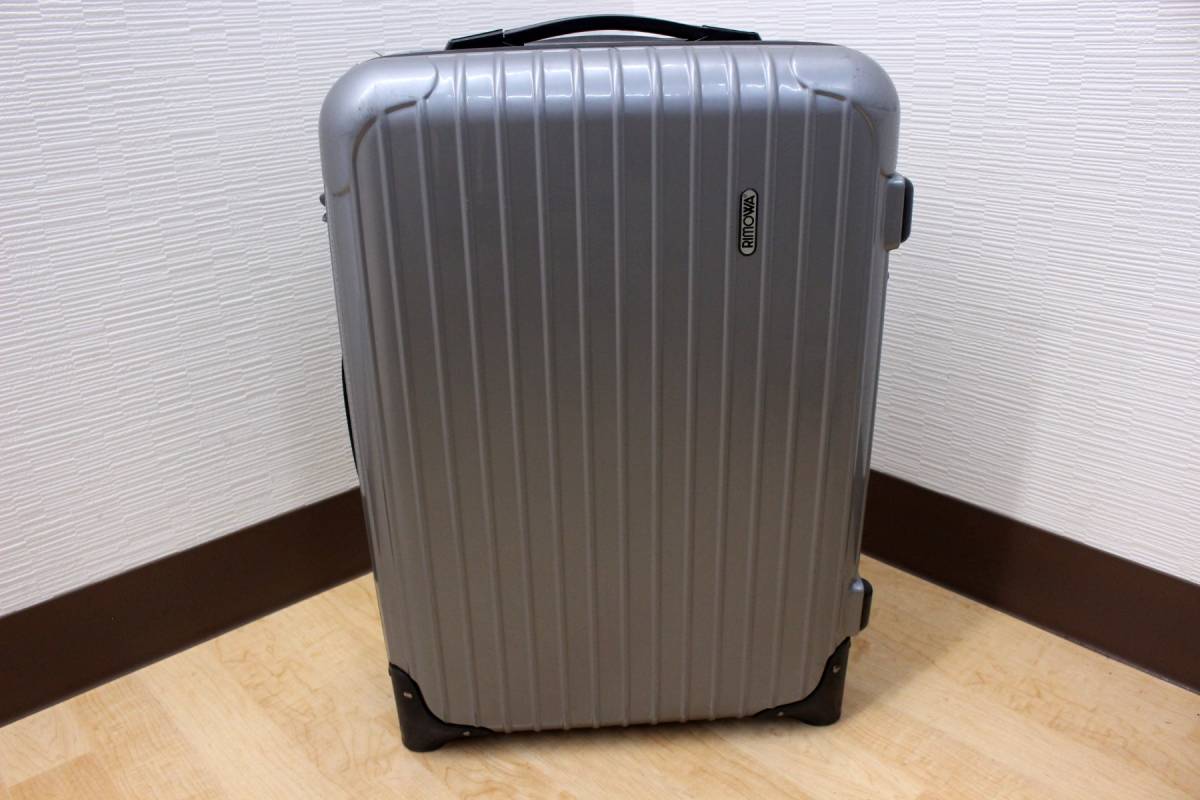 1円スタート】RIMOWA リモワ サルサ 856.52 85652 シルバー Silver