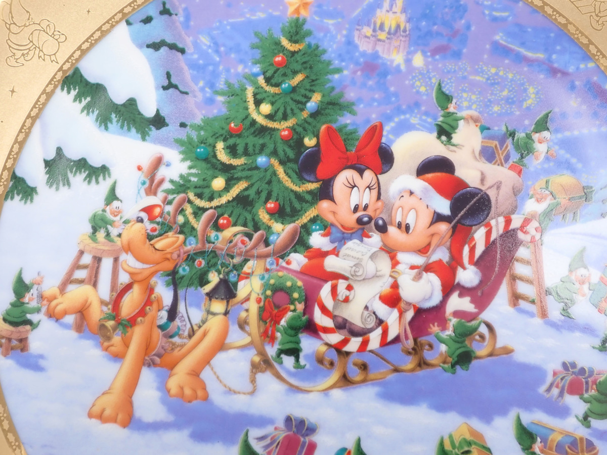 東京ディズニーランド クリスマスプレートセット 1996-2004 東京